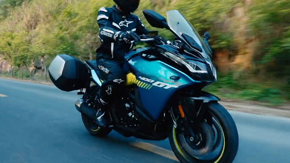 New CFMoto 400GT sporty touring thing